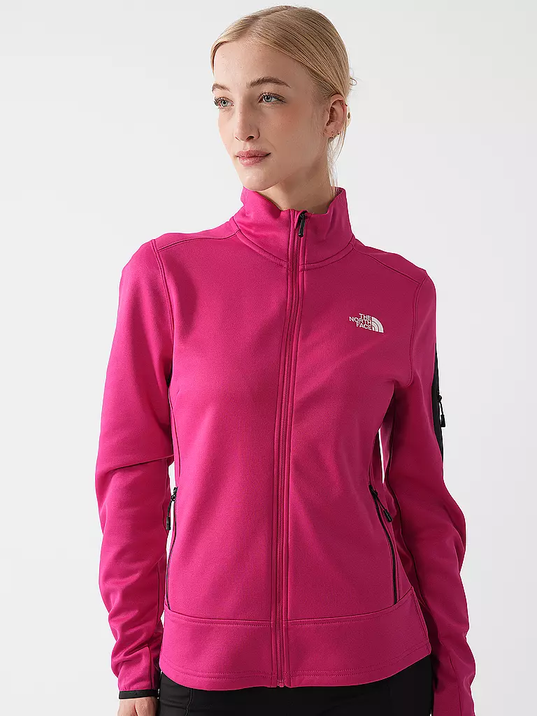 Baby pink north face fleece online